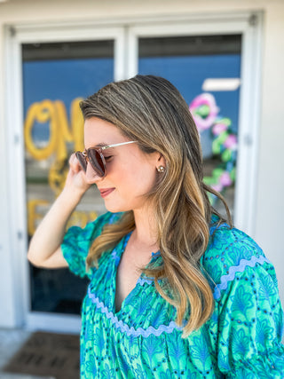 Gold Metal Bali Katie Loxton Sunglasses