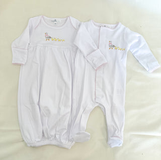 Cuddle & Quack Gathered Gown- Magnolia Baby