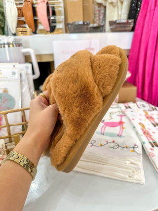 Camel Snuggle Me Slippers