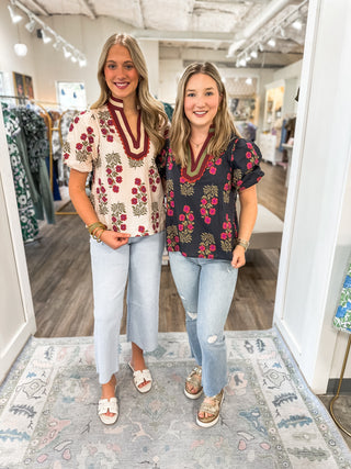 Ecru Petal Kiss Top