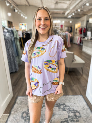 Seriously Stunning in Sequins Shorts