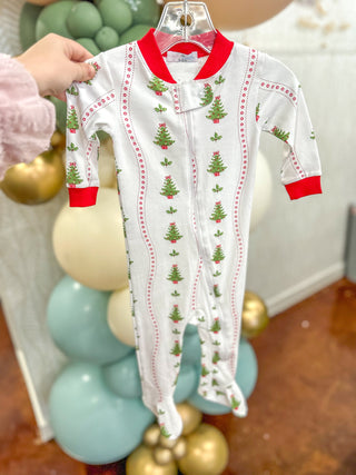 Baby Loren Christmas Footies