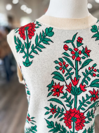 Christmas Meadow Sleeveless Vest
