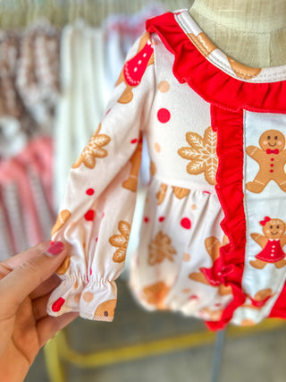 Sweet As The Gingerbread Man Girl Bubble