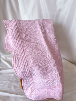 Pink Quilted Blanket