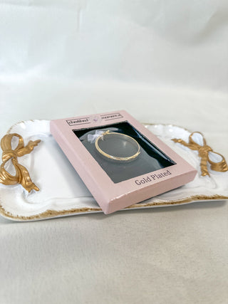 0/12M Baby 14K Gold-Plated Etched Baby Bangle