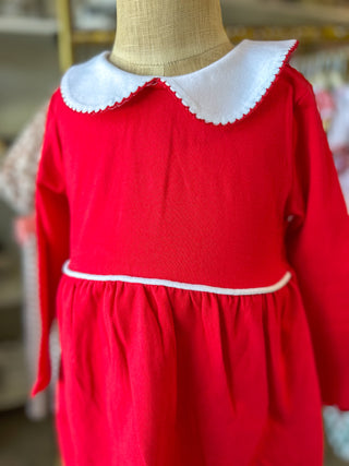Claire Dress- Red
