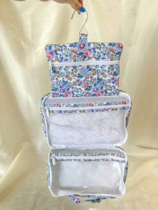 TRVL Bridge Hampton Floral Hanging Toiletry Bag