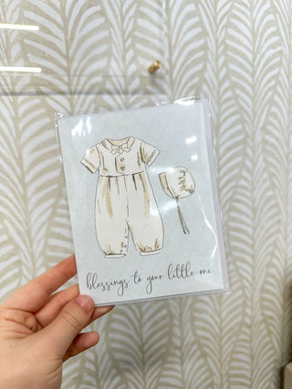 Blessing to your Little One Christening Greeting Card