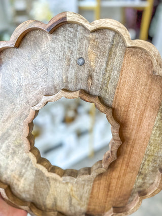 Wreath Bow Board W/ Holiday PLAID Bow
