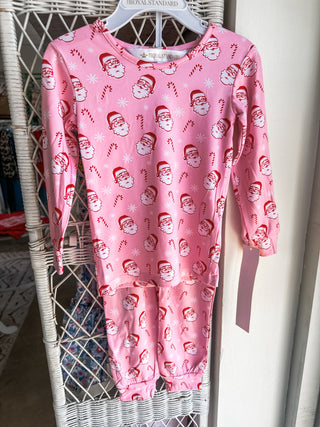 Kid's Candy Cane Cutie Long Sleeve PJ Set