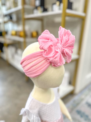 Frilly Frou Bubblegum Bow Headband