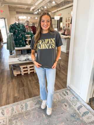 Pepper Geaux Saints Football Tee