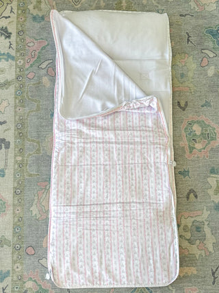 TRVL Pink Ribbon Floral Nap Mat