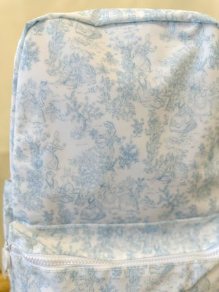 TRVL Blue Bunny Toile Backpack