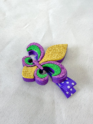 Fleur De Lis Bow Charm