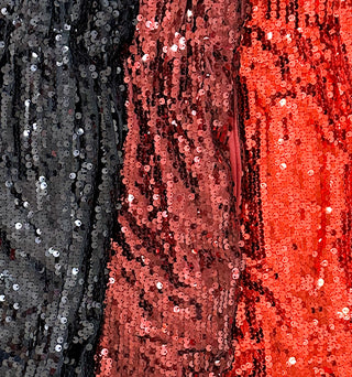 Red Get Glam High Waisted Sequin Shorts