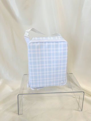 TRVL Pimlico Blue Plaid Lunch Box