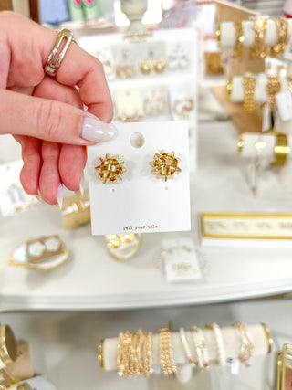 Holiday Spirit Bow Earrings