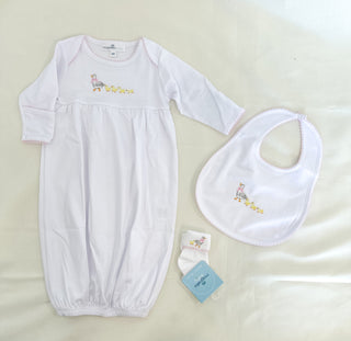 Cuddle & Quack Gathered Gown- Magnolia Baby