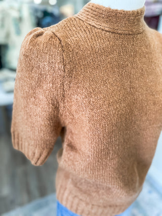 Macchiato Bow Cozy Knit Sweater
