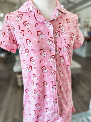 Candy Cane Cutie Short Sleeve PJ TOP