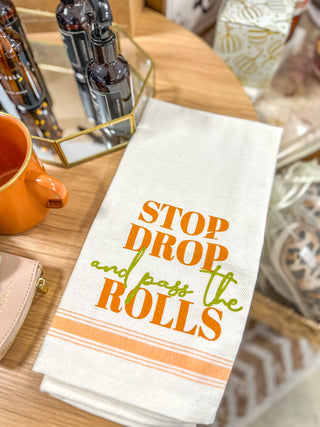 Pass The Rolls Hand Towel