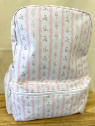 TRVL Ribbon Floral Pink Backpack