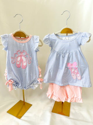 Twirl & Shine Flutter Sleeve Short Set