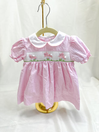 Hoppy Days Smocked Dress