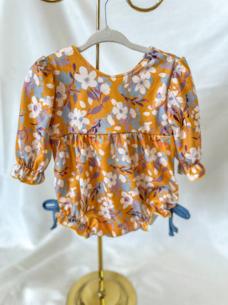 Mustard Fall Fashion Floral Bubble