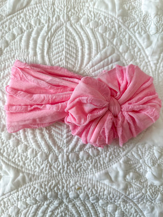 Frilly Frou Bubblegum Bow Headband
