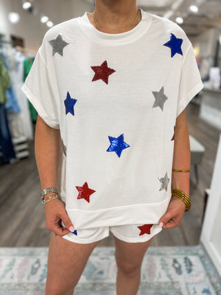 Sparkly Patriotic Star Set