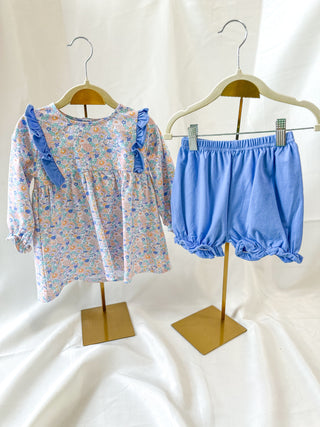 Frankie Floral Ruffle Bloomer Set