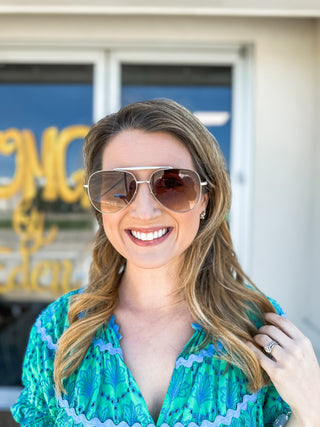 Gold Metal Bali Katie Loxton Sunglasses