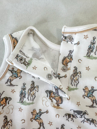 Wild West Sleeveless Diaper Cover Set