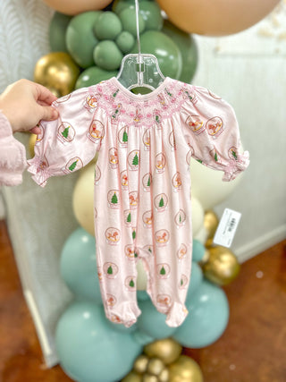 Baby Loren Christmas Footies