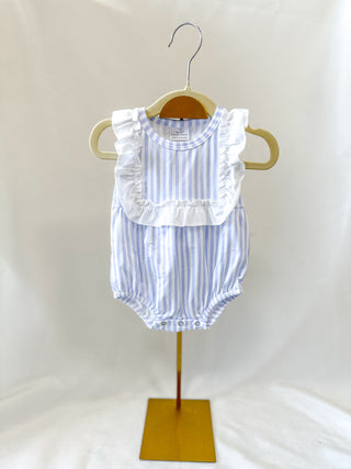 Girly Girl Ruffle & Stripes Bubble
