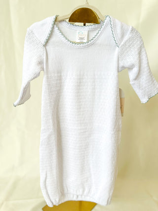 Paty Sage Shoulder Gown