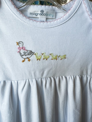 Cuddle & Quack Gathered Gown- Magnolia Baby
