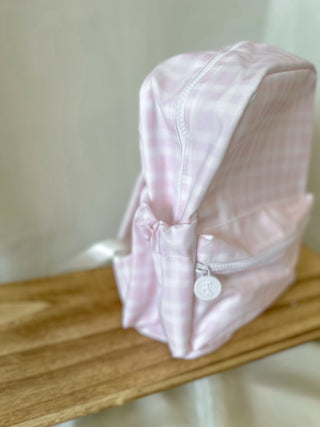 TRVL Pimlico Plaid Pink Mini Backer
