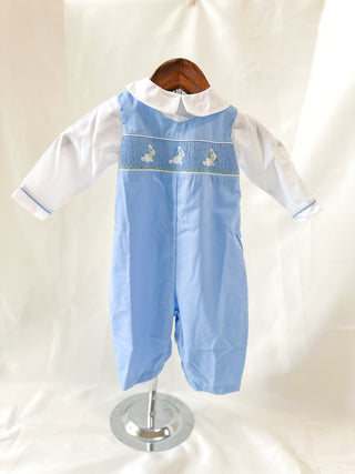 Picture Perfect Smocked Easter Bunny Longall