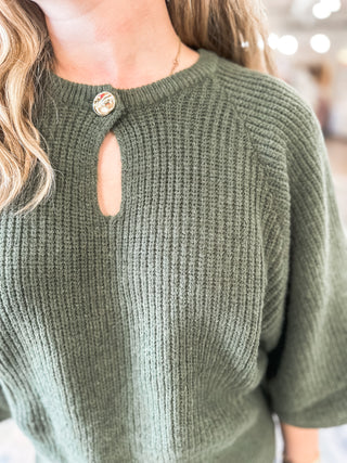 The Olive Rowan Ribbed Sweater