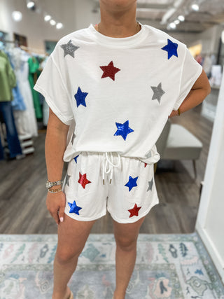 Sparkly Patriotic Star Set