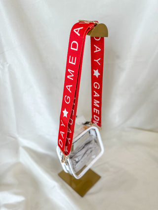 Red Gameday Girl Bag Strap