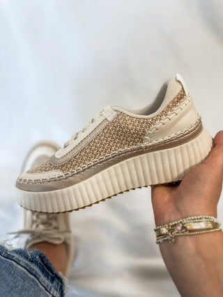 Dolea Raffia Platform Sneaker