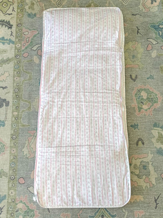 TRVL Pink Ribbon Floral Nap Mat