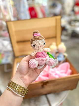 Ballerina Crochet Rattle