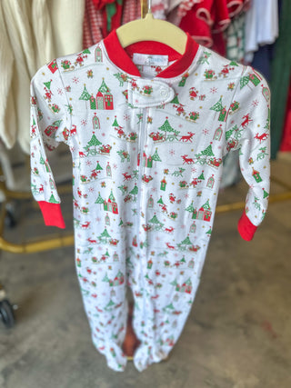 Baby Loren Christmas Footies