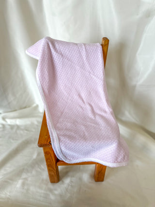 Pink Paty Pal Knit Swaddle/Blanket